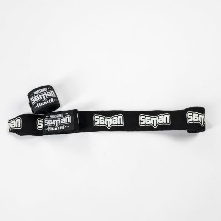 Bandázs,  Saman, Colours 1985, rugalmas, fekete/fehér, 350 cm