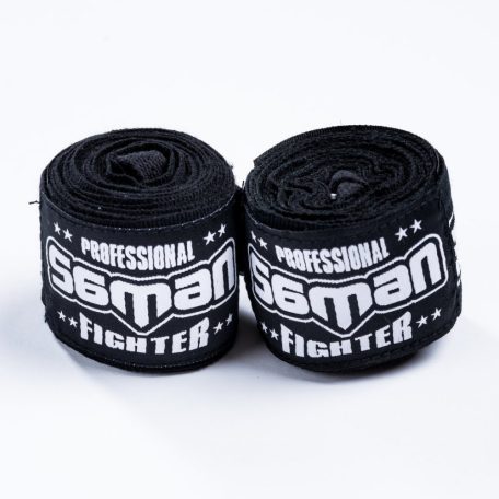 Bandázs,  Saman, Colours 1985, rugalmas, fekete/fehér, 350 cm