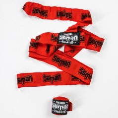   Bandázs, Saman, Colours 1985, rugalmas, piros/fekete, 350 cm