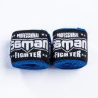 Bandázs, Saman, Colours 1985, rugalmas, kék/fehér, 450 cm