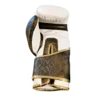 Boxing gloves, Saman, Gold Snake, leather, white-gold, 10oz
