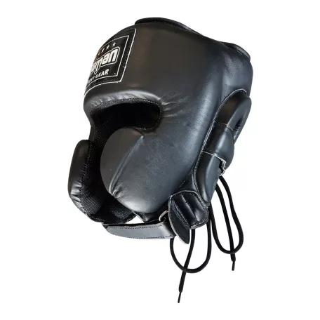 Fejvédő, Saman, Gorgon, fekete, L/XL