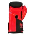 Boxing gloves, Saman, STG, artificial leather, Black-red, 12oz