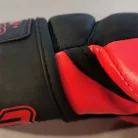 Boxing gloves, Saman, STG, artificial leather, Black-red, 12oz