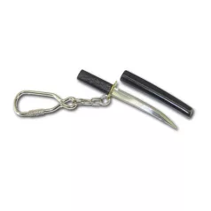 Kulcstartó, KATANA, fém+műanyag