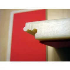 Törőlap, Saman, piros, 1,5cm vastag