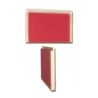 Törőlap, Saman, piros, 1,5cm vastag