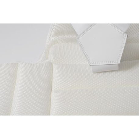 Karate chest guard, Saman, white, S méret
