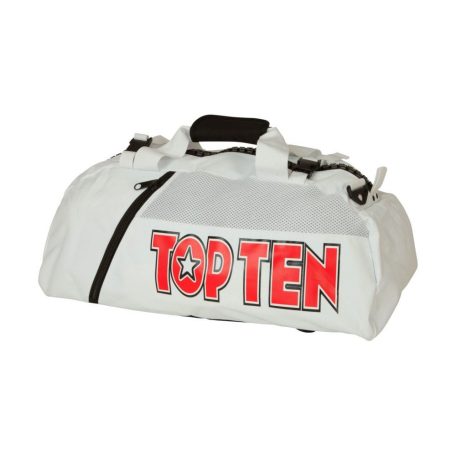 Backpack-Sportsbag-Dufflebag combination “ITF”, white, 67 x 36 x 33 cm méret