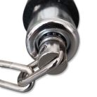 Nunchaku, GYAKORLÓ, szivacs, láncos, sárkányos, fekete