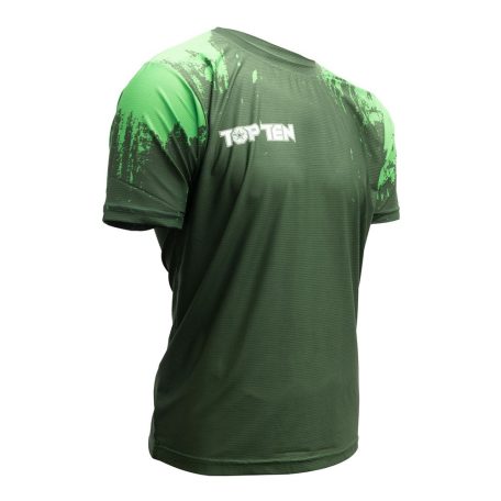T-shirt, Top Ten, Power Ink, Zöld szín, L méret