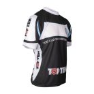 T-shirt, Top Ten, WAKO, black-white, XXL méret