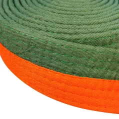 Öv Saman, pamut, dupla, narancs/zöld, 300 méret