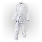 Karate Uniform, Saman, Hanami Saman with belt, white, cotton/poly