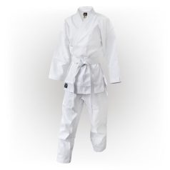   Karate ruha, Saman Hanami, 7,5 oz, övvel, fehér, pamut/poly