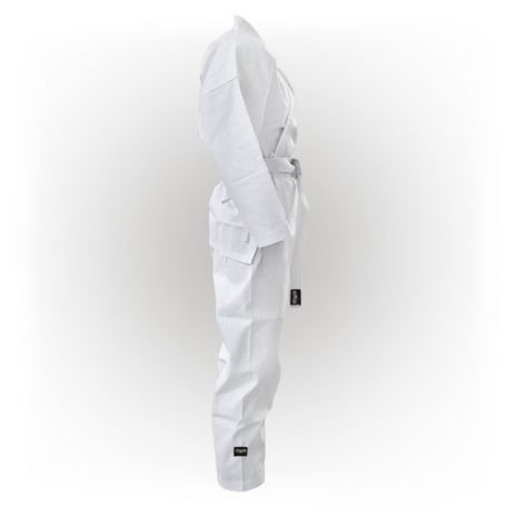Karate Uniform, Saman, Hanami Saman with belt, white, cotton/poly