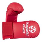 Karate mitts, Hayashi, Kumite, red