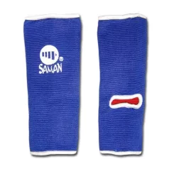 Anklet, Saman, reversable, blue / red