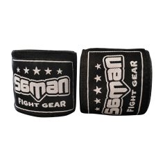 Bandage, Saman, 350 cm, flexible, black