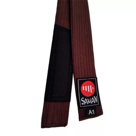 BJJ belt, Saman, brown
