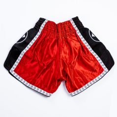   Thai-Box nadrág, Saman, Colours 1985, poliészter, piros/fekete