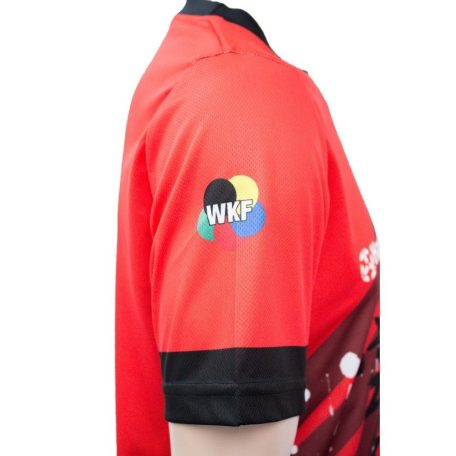 T-shirt, Hayashi, WKF, red