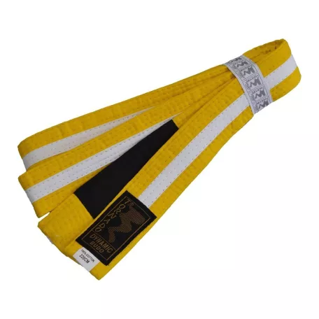 Öv, BJJ, Phoenix, gyerek, citrom-fehér csík