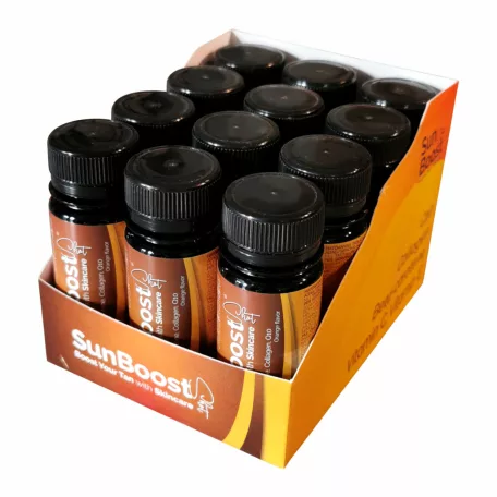 SunBoost, Vitamin Shot, Narancs ízű, 60ml, 12 darabos szett