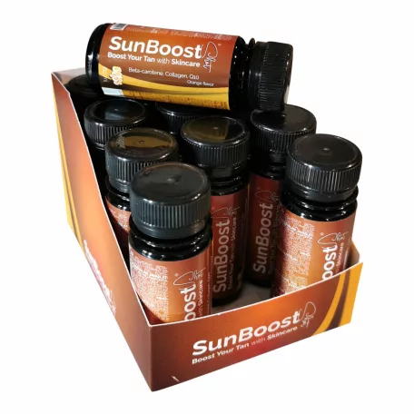 SunBoost, Vitamin Shot, Narancs ízű, 60ml, 12 darabos szett