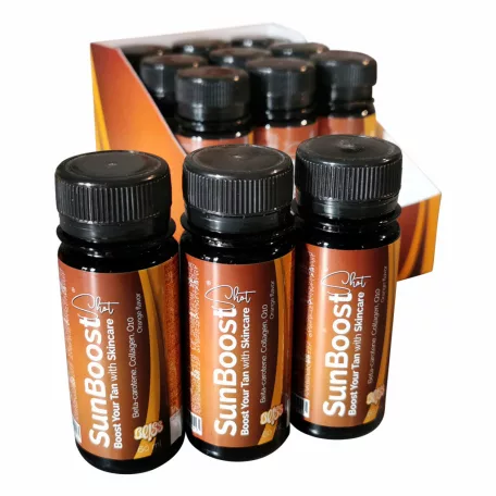 SunBoost, Vitamin Shot, Narancs ízű, 60ml, 12 darabos szett