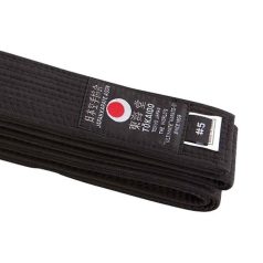   Karate öv, Tokaido, pamut, fekete, Japán design, 315 (6) méret