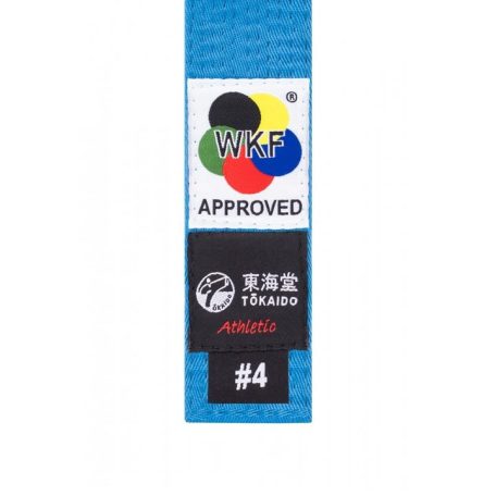 Karate Belt, Tokaido, WKF, blue, 315 cm (6,0) méret