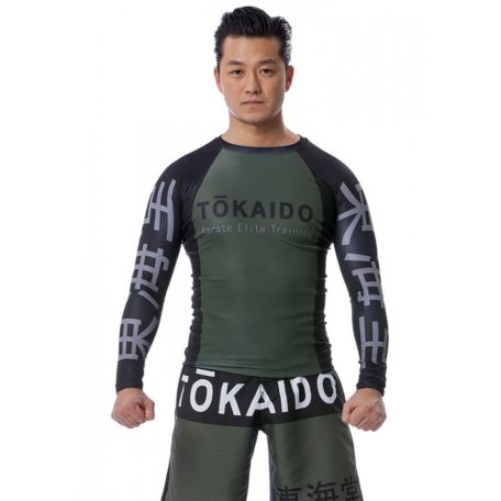 Rashguard, Tokaido Athletic Elite Training, black-green, L méret