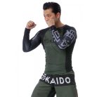 Rashguard, Tokaido Athletic Elite Training, black-green, XL méret