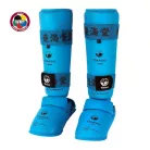 Shinpad with removable instep pad, Tokaido, WKF, blue, Kék szín, L méret