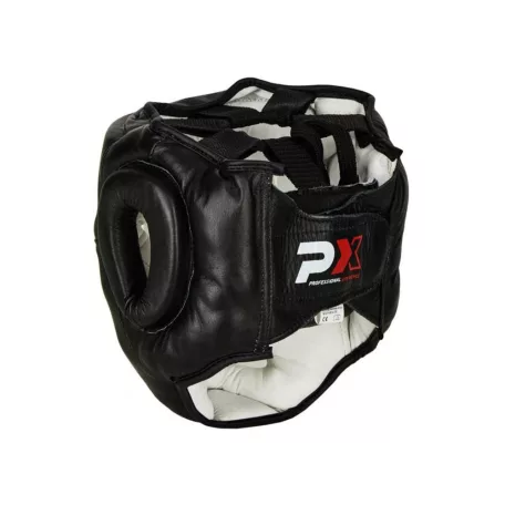 Fejvédő, Phoenix, bőr, arc- és állvédős, XL