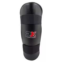 Lábszárvédő, Phoenix, műbőr, fekete, XL