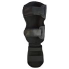 Thai box lábfejes lábszárvédő, Phoenix, Fight II, műbőr, fekete-fehér, M