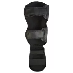   Thai box lábfejes lábszárvédő, Phoenix, Fight II, műbőr, fekete-fehér, M