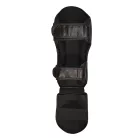 Thai box lábfejes lábszárvédő, Phoenix, Fight, bőr, fekete-fehér, M