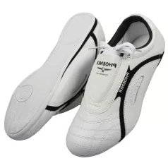  Taekwondo cipő, Phoenix, Professional Line, bőr, fehér-fekete, 36 méret