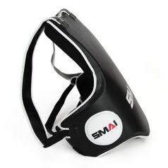   Testpajzs, Smai, bőr, fekete-fehér, vállpánttal, egy méret