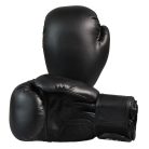 Boxkesztyű, Phoenix, bőr, fekete, Fekete, 10 oz