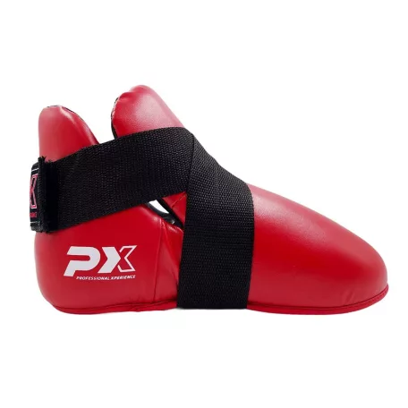 Lábfejvédő, Phoenix, Kick-Box, tépőzáras, Piros, XXS