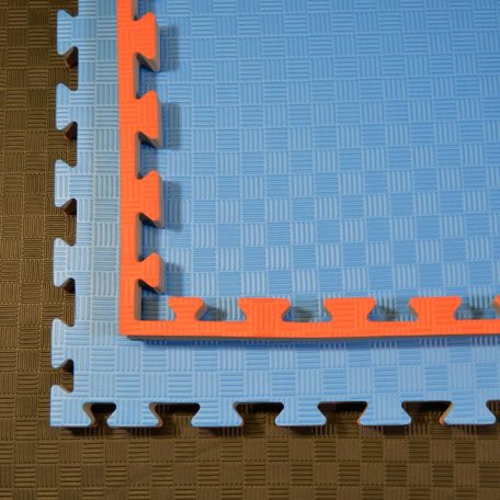 Tatami szőnyeg, 1m*1m*4cm, Phoenix, kék-piros