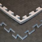 Tatami szőnyeg, 1m*1m*2cm, Phoenix, fekete-szürke