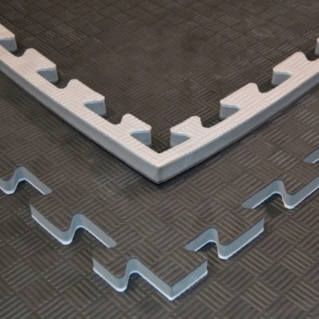 Tatami szőnyeg, 1m*1m*2cm, Phoenix, fekete-szürke