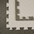 Tatami szőnyeg, 1m*1m*2cm, Phoenix, fekete-szürke