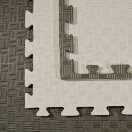 Tatami szőnyeg, 1m*1m*2cm, Phoenix, fekete-szürke