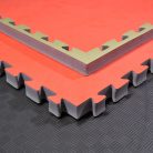 Judo Tatami, 1m*1m*4cm, Phoenix, zöld-piros